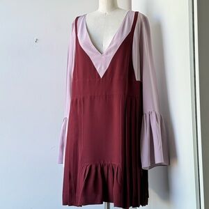 Marni illusion jumper babydoll dress M